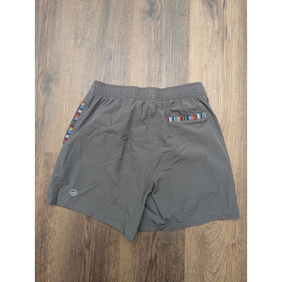 Wowie Shorts Medium Gray Nomad 3.0 Drawstring Aztec Lined Beach Performance - Picture 6 of 13